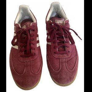adidas gazelle silver green womens adidas Samba OG Maroon Gold Metallic Women's – Lilac Blonde main image 0